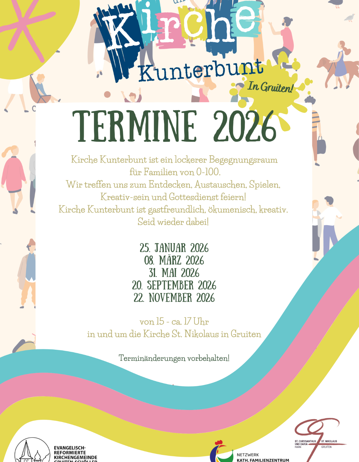 Kirche Kunterbunt - Termine 2026