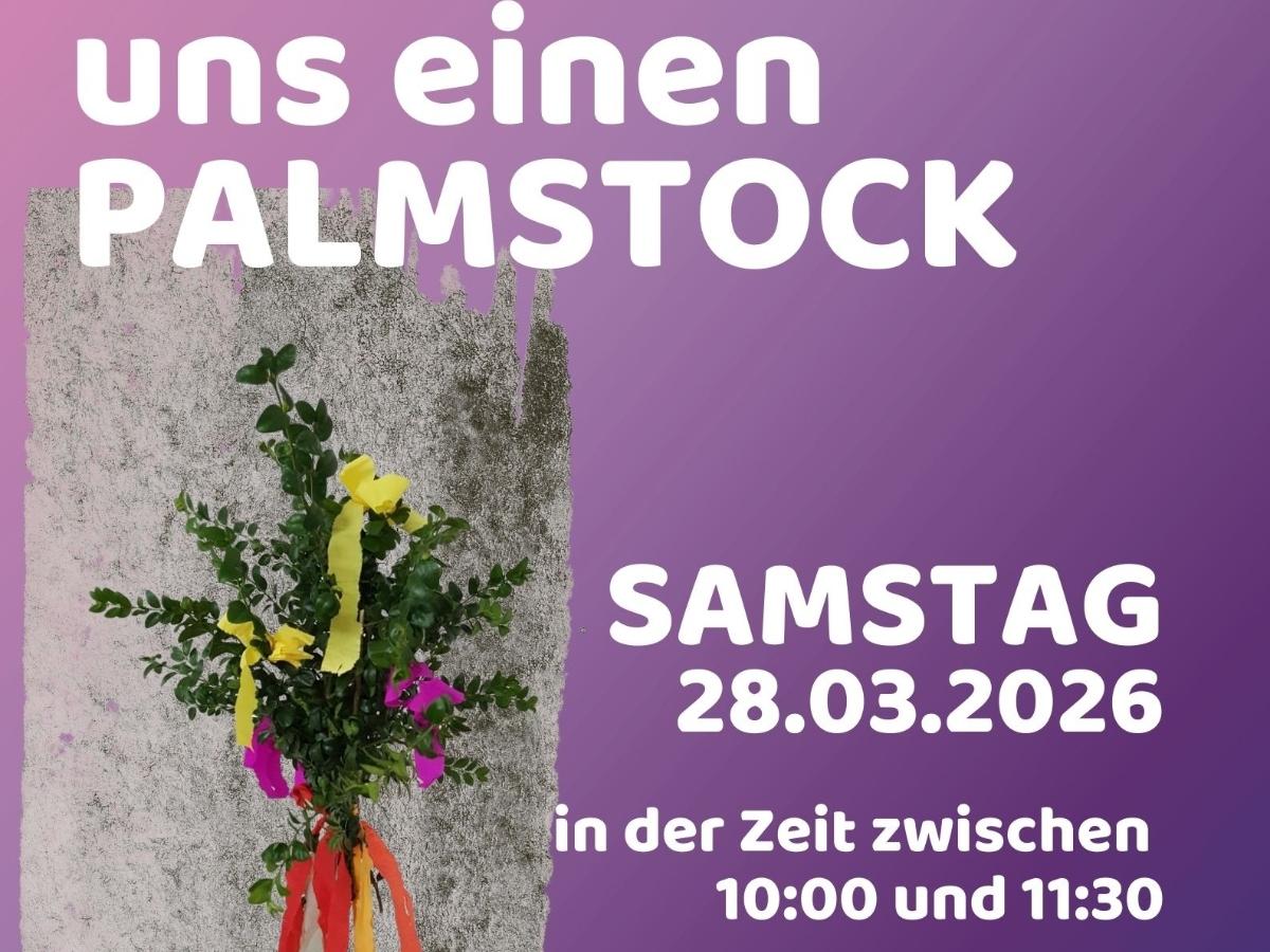 Palmstock basteln