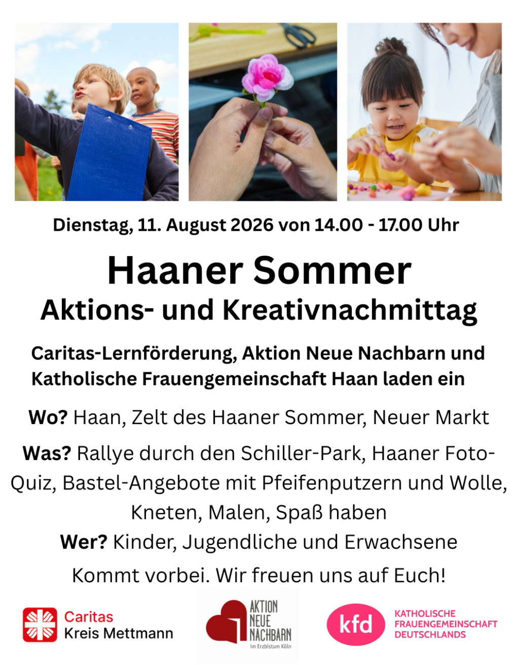 Aktionsnachmittag Haaner Sommer