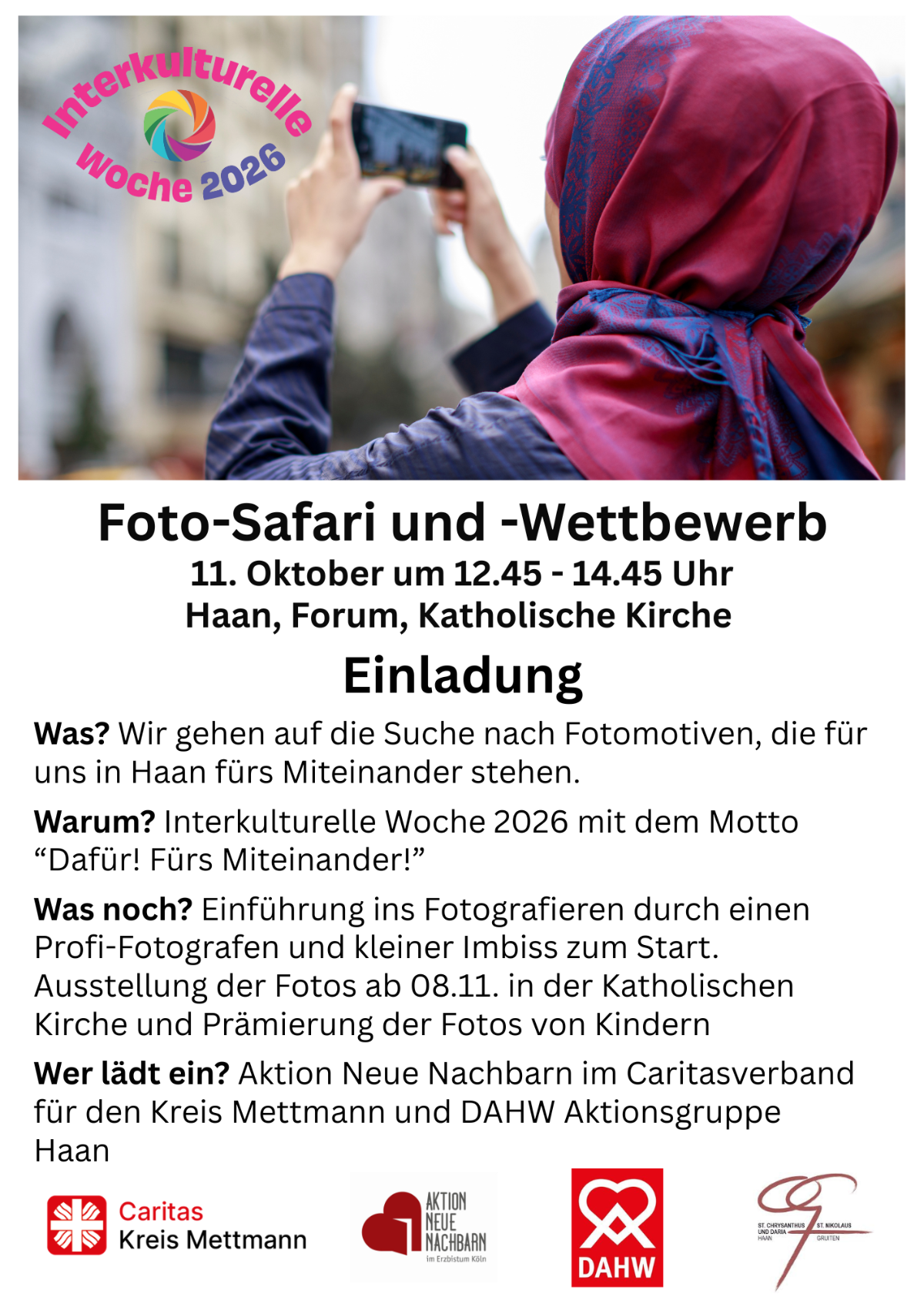 Fotosafari Interkulturelle Woche 2026