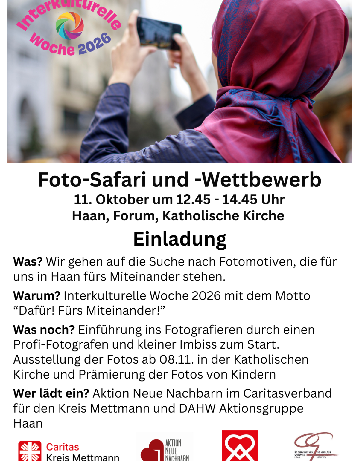 Fotosafari Interkulturelle Woche 2026