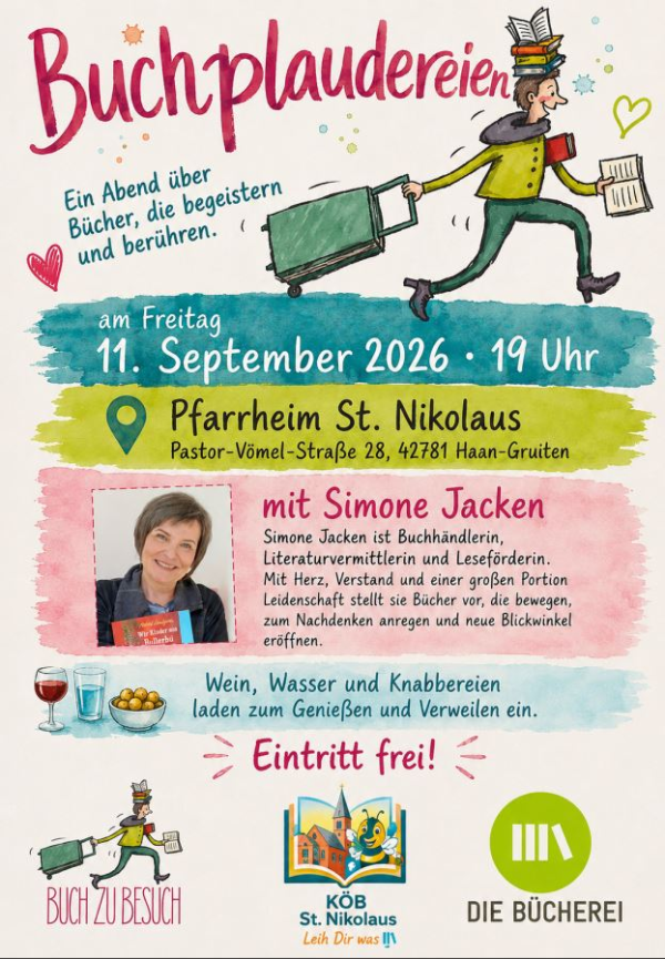 Buchplaudereien in der KÖB Gruiten